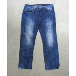 Kenneth Cole Blue 100% Cotton Denim Outdoor Straight Leg Men's Jeans Size 36x30